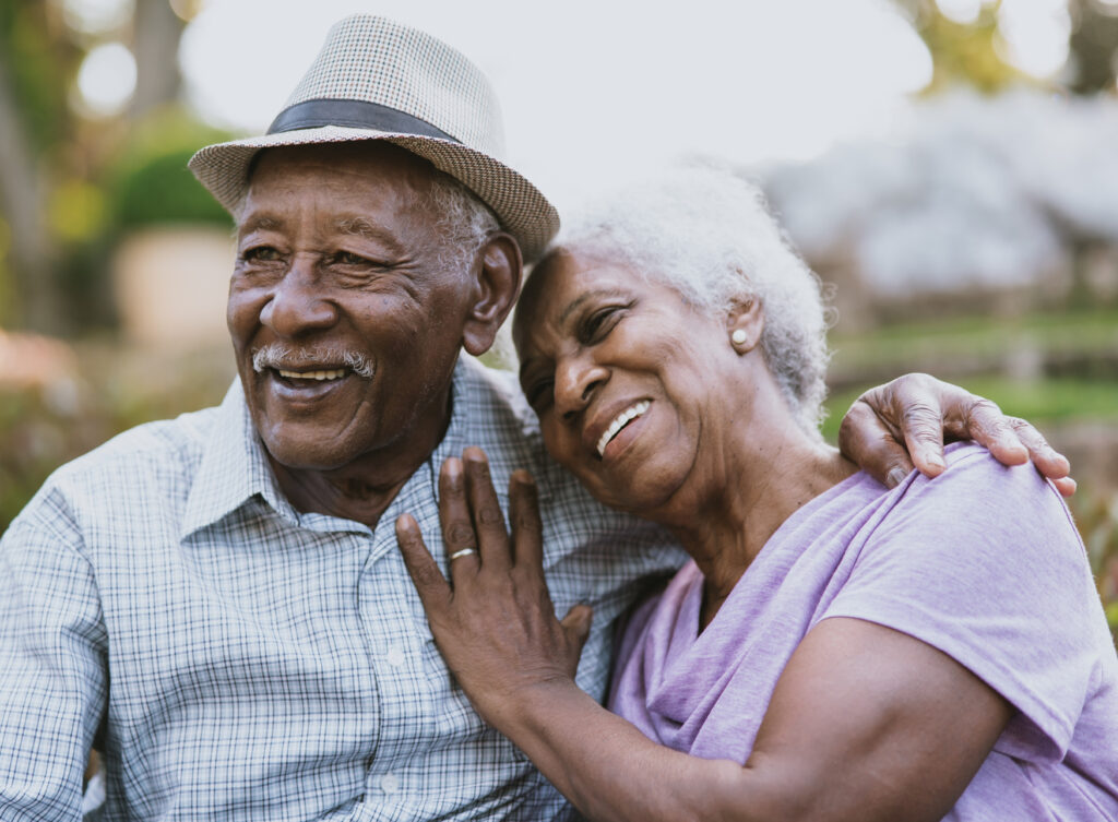 Senior Couple Smiling
